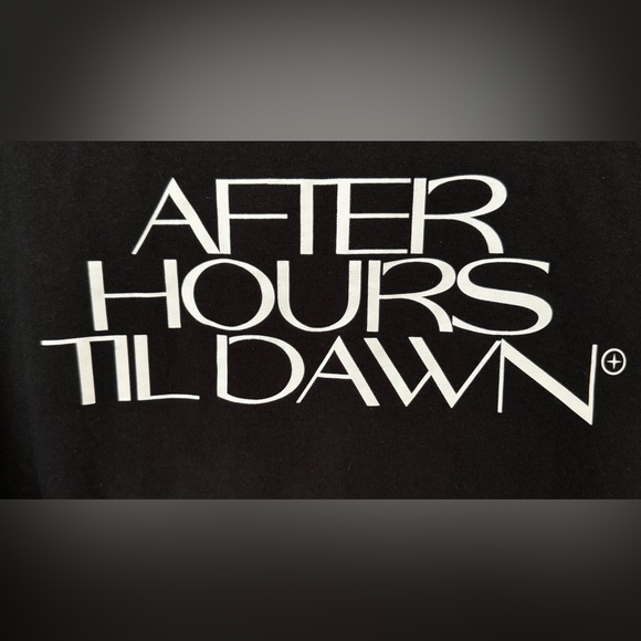 The Weekend After Hours Til Dawn Tour T Shirt Men’s Size Large - Picture 4 of 10